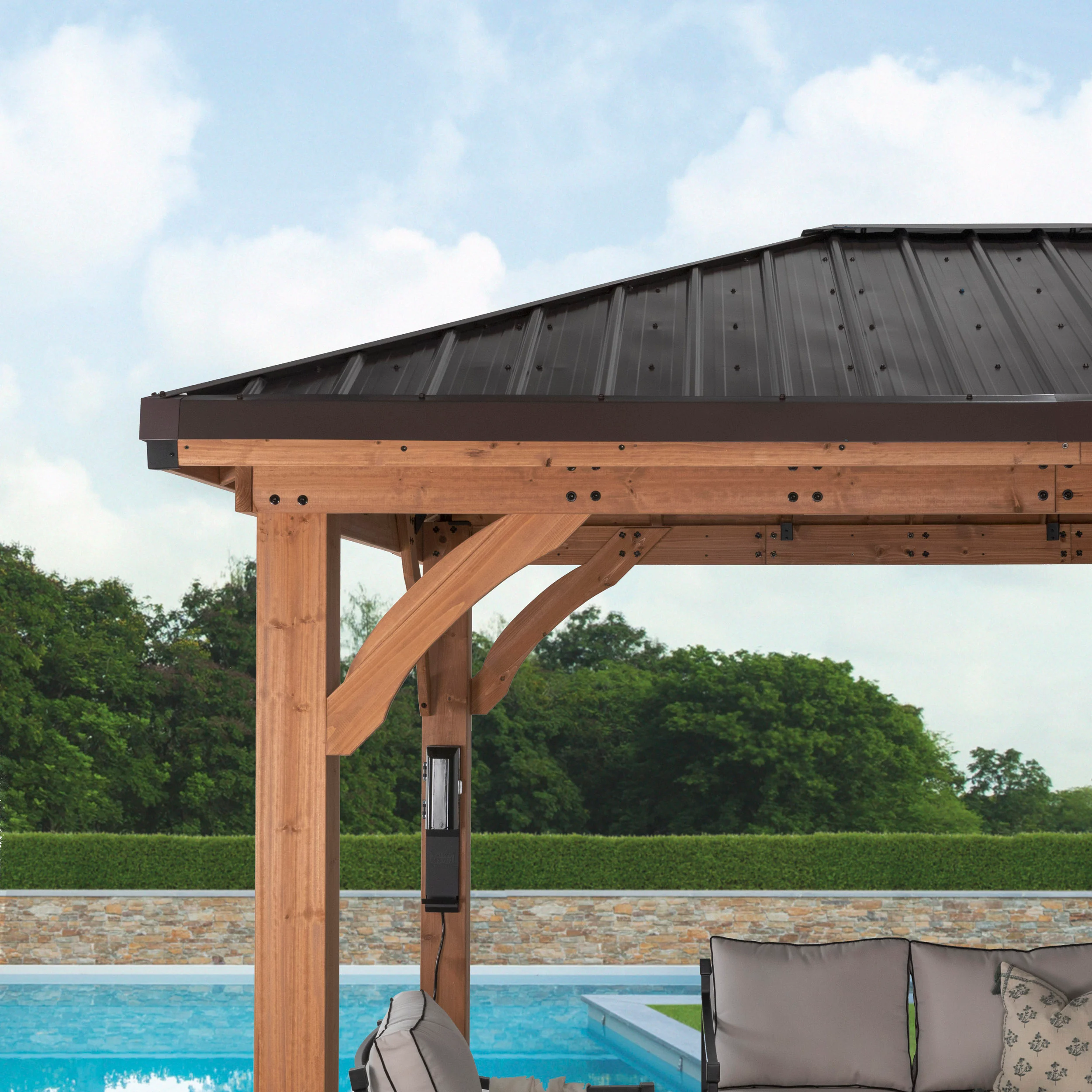 3.1m x 3.1m (10ft x 10ft) Barrington Gazebo - Image 6