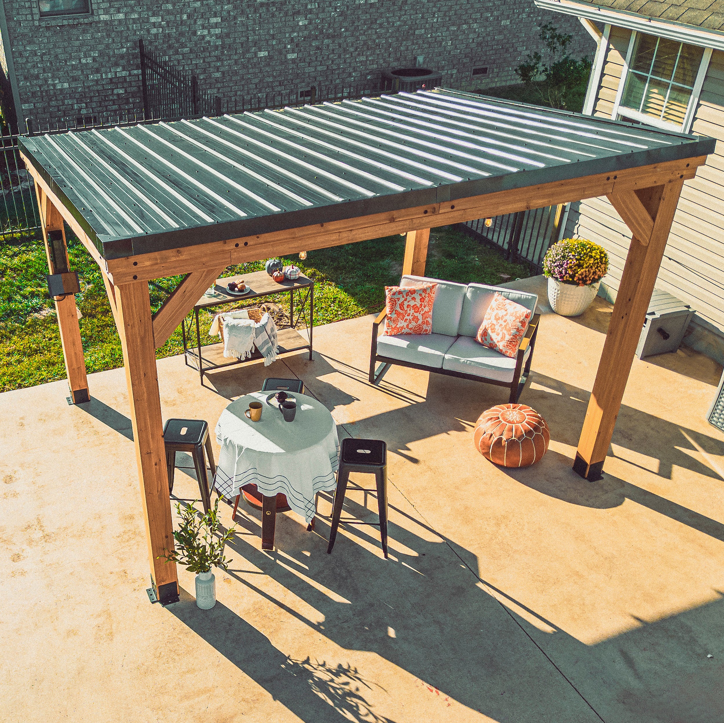 3.7m X 2.9m (12ft x 9.5ft) Arcadia Gazebo - Image 7