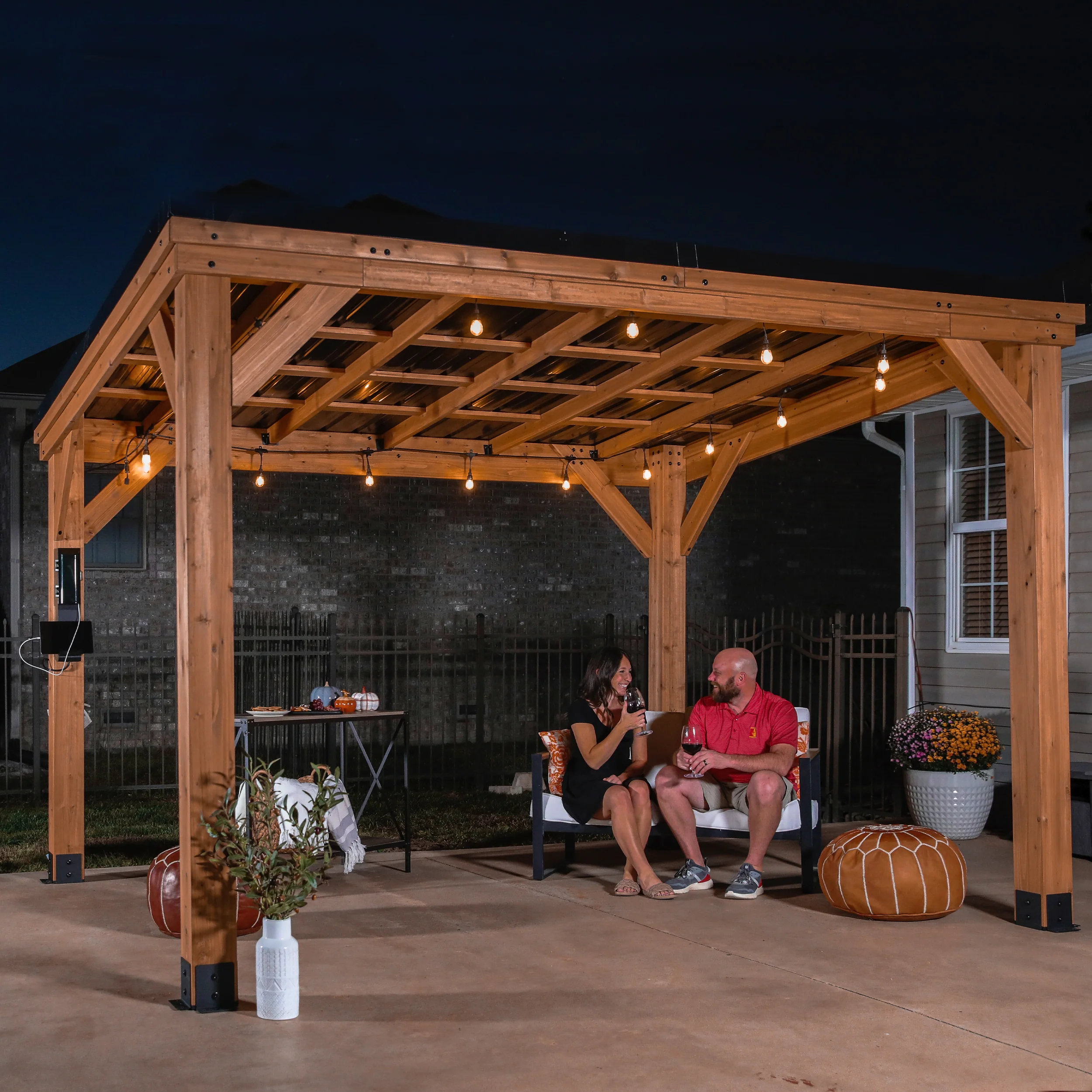 3.7m X 2.9m (12ft x 9.5ft) Arcadia Gazebo - Image 9