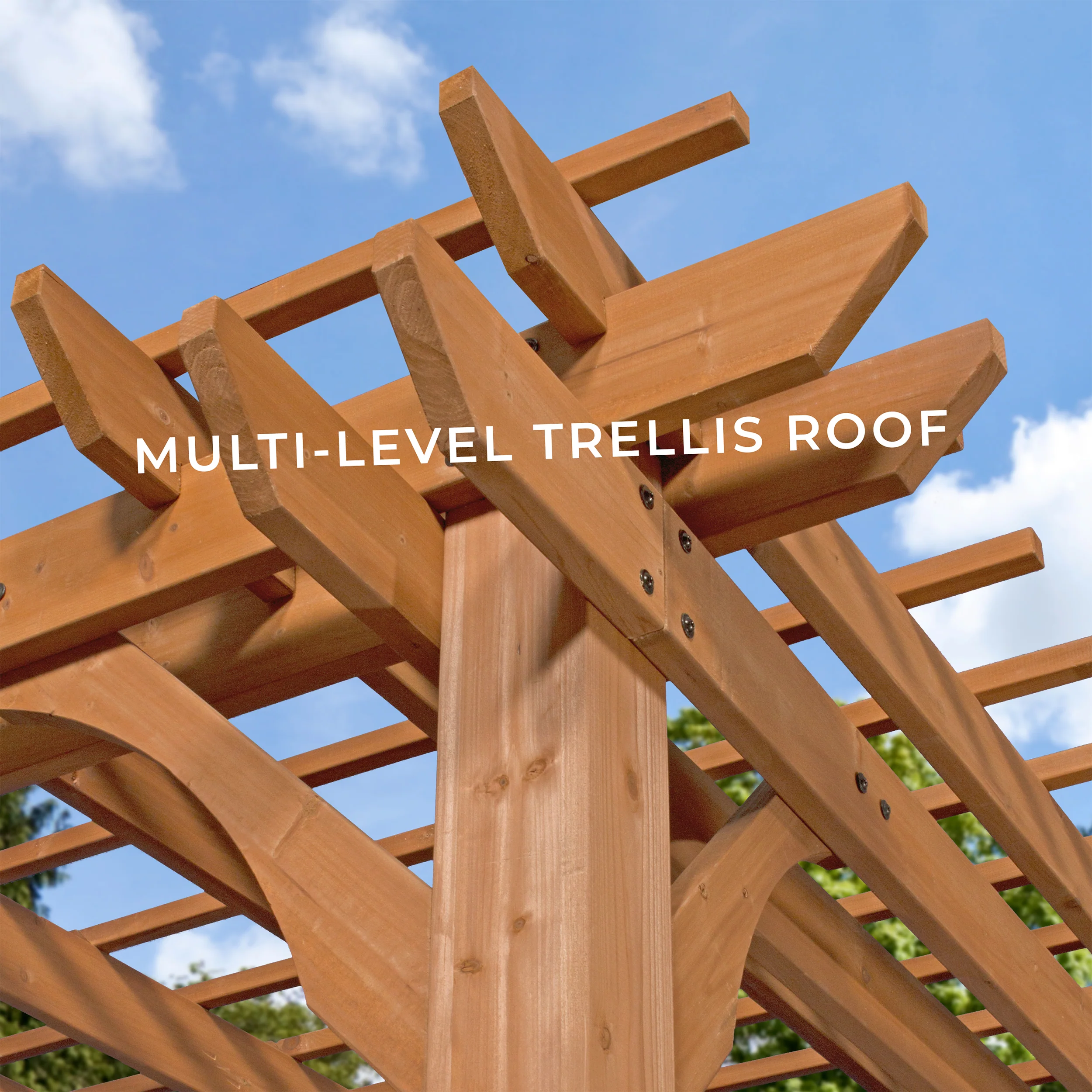 4.3m x 3.1m (14ft x 10ft) Beaumont Pergola - Image 6