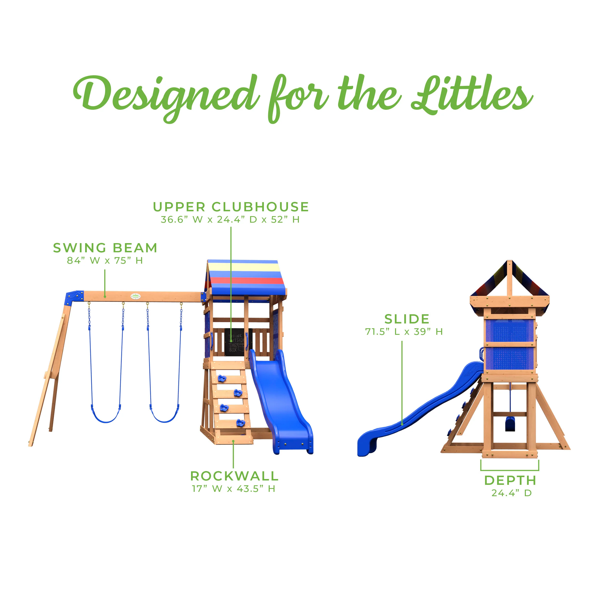 Bay Pointe Swing Set and Climbing Frame - Image 3