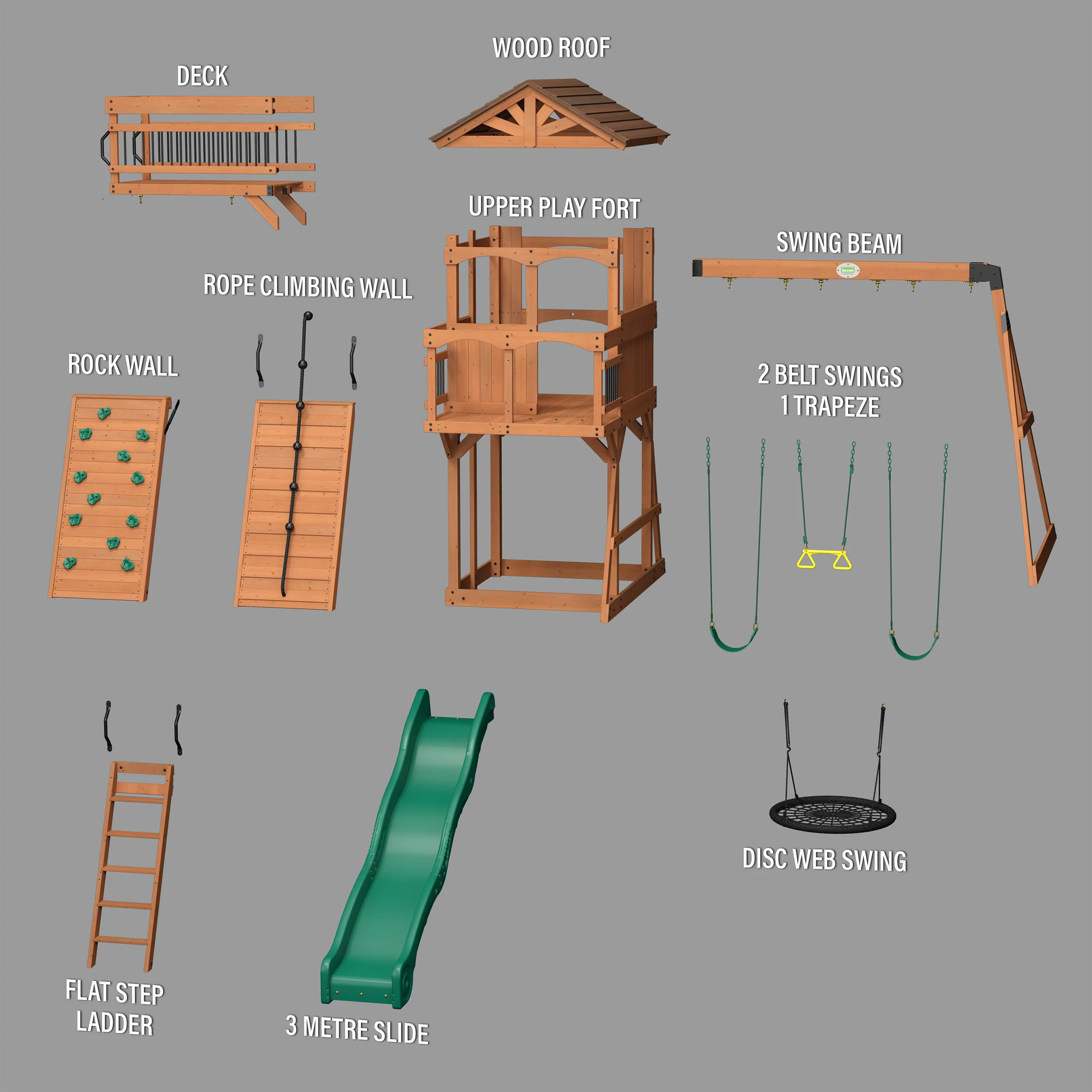 Sterling Point Swing Set and Climbing Frame - Image 10